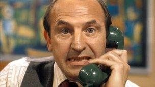 Comedian Leonard Rossiter