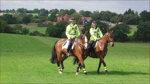 Mounted police