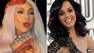 Lady Gaga and Katy Perry