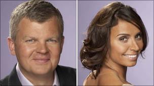 Adrian Chiles and Christine Bleakley