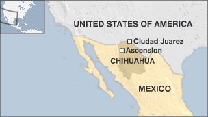 Map of Chihuahua