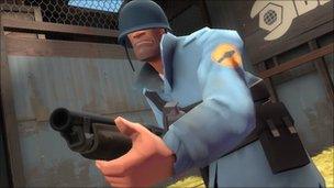 Team Fortress screenshot, Valve