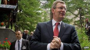 German president Christian Wulff, 9 Sept 2010