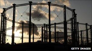 Gasometers in South London