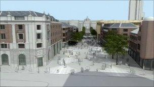 An artist impression of the Eastgate development