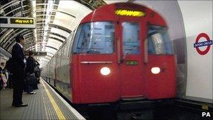 A tube train