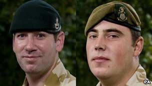 Warrant Officer Class 2 Patrick Hyde, Acting Corporal Andrew Wardle