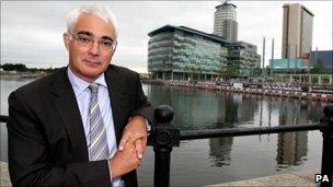 Alistair Darling in Salford