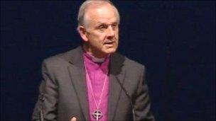 The Archbishop of Wales speaking