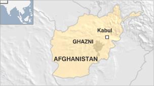 Ghazni map