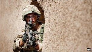 Royal Marine in Afghanistan