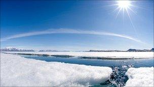 Arctic ice