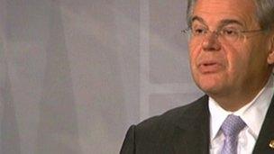 US Democratic senator Robert Menendez