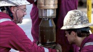 BP staff at work on relief well