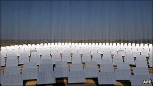 A solar plant in Spain