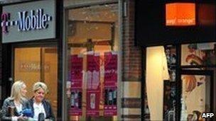 An Orange and T-Mobile shop in Liverpool