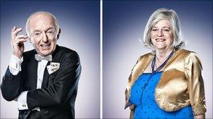 Paul Daniels and Anne Widdecombe