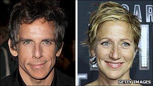 Ben Stiller and Edie Falco