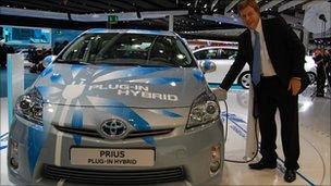 Toyota plug-in hybrid car