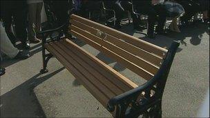 The bench on Saltburn promenade