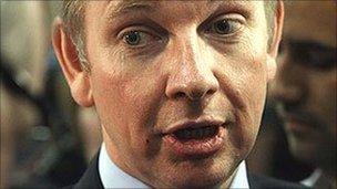 Education Secretary Michael Gove