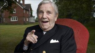 Sir Norman Wisdom photographed in 2008