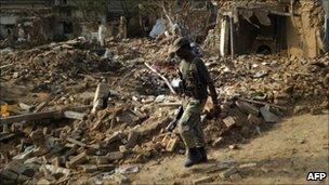 Soldier in the city of Kohat