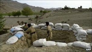 Soldiers in north-west Pakistan