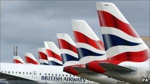 British Airways tailfins