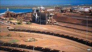 BHP Billiton Iron ore operations in WA