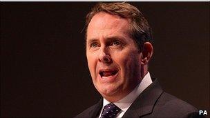 Defence Secretary Liam Fox