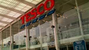 Tesco shop front