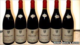 Bottles of 1978 Richebourg