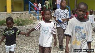 Orphans in Haiti