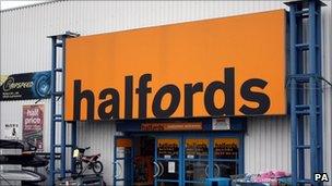 Halfords store