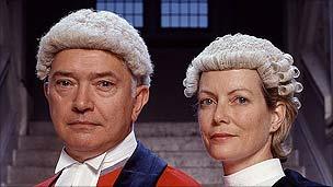 Martin Shaw and Jenny Seagrove in Judge John Deed