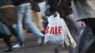 Shoppers in Glasgow