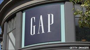 Gap blue box logo