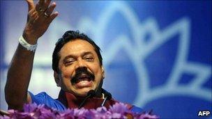 President Mahinda Rajapaksa