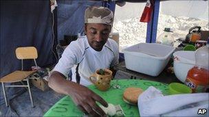 Omar Reygadas at the camp