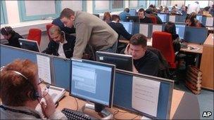 Generic image of a call centre