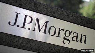 JP Morgan sign