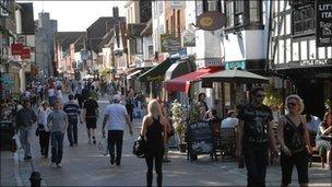 Canterbury town centre