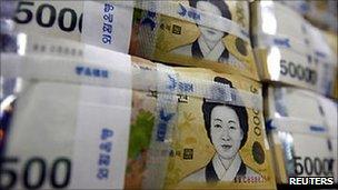 Fifty-thousand won notes