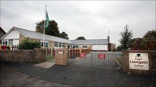 Llangain school