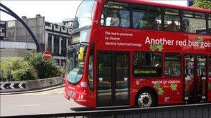 Red London bus