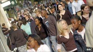 Crowd in London