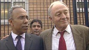 Lutfur Rahman and Ken Livingstone