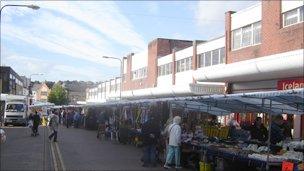 Market day in Barry