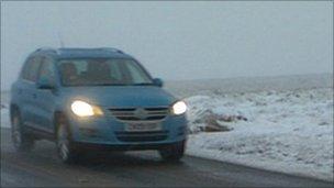 Car in snow